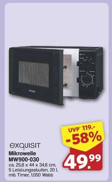 exquisit Mikrowelle MW900-030