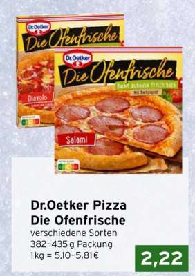 Dr. Oetker Pizza Die Ofenfrische