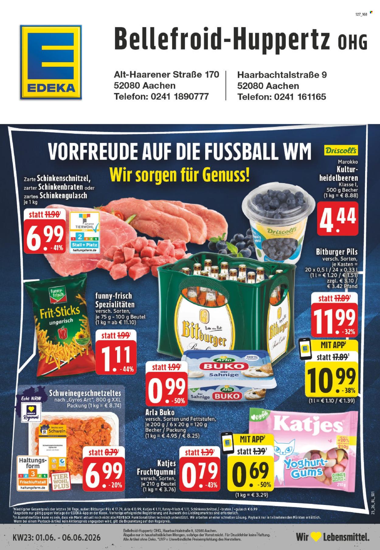 Edeka Prospekte  - 1.06.2026 - 6.06.2026. Seite 1