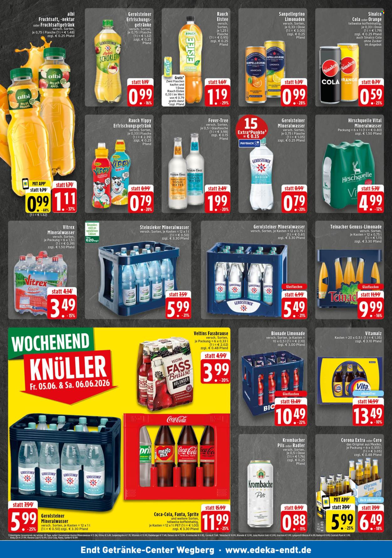 Edeka Getränkemarkt Prospekte  - 1.06.2026 - 6.06.2026. Seite 2