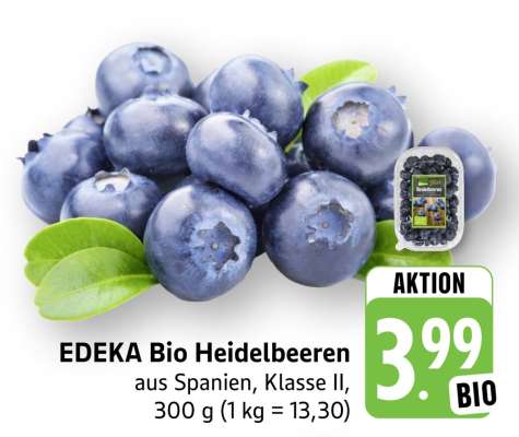 EDEKA Bio Heidelbeeren