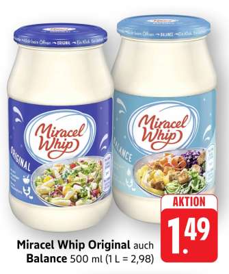 Miracel Whip Original auch Balance