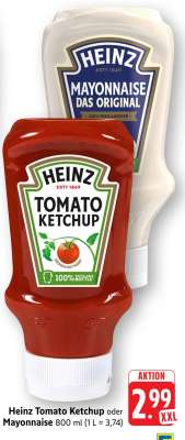 Heinz Tomato Ketchup oder Mayonnaise