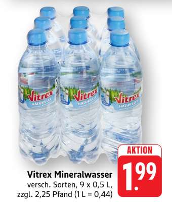 Vitrex Mineralwasser