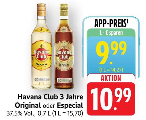 Havana Club 3 Jahre Original oder Especial