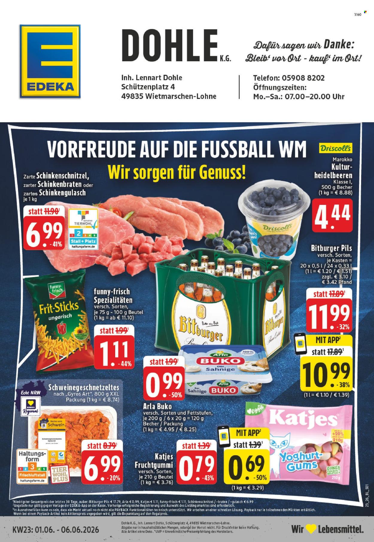 Edeka Prospekte  - 1.06.2026 - 6.06.2026. Seite 1