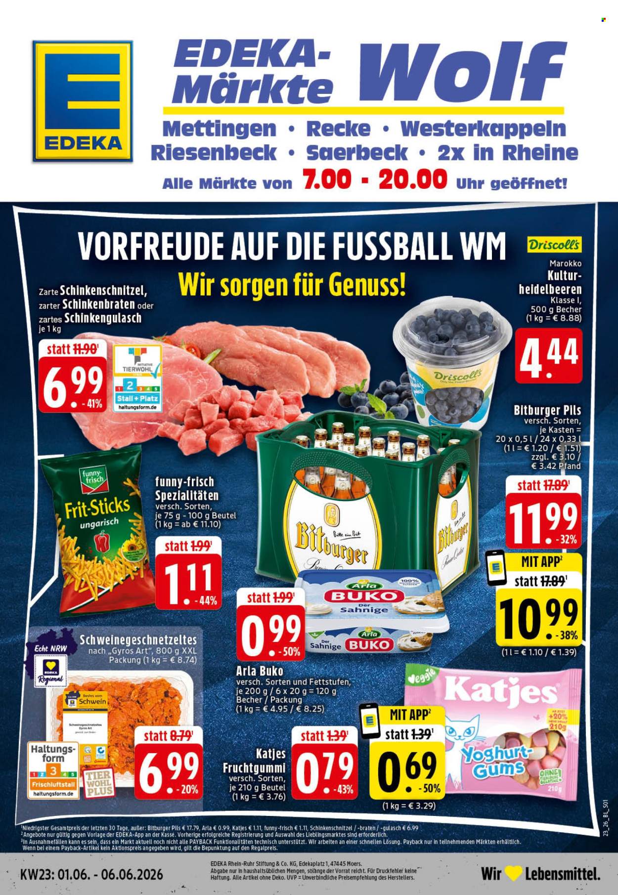 Edeka Prospekte  - 1.06.2026 - 6.06.2026. Seite 1
