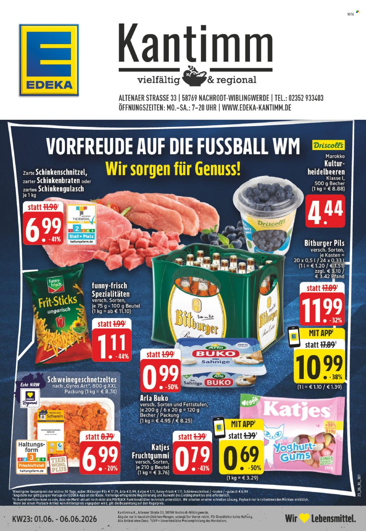 Edeka Prospekte  - 1.06.2026 - 6.06.2026. Seite 1