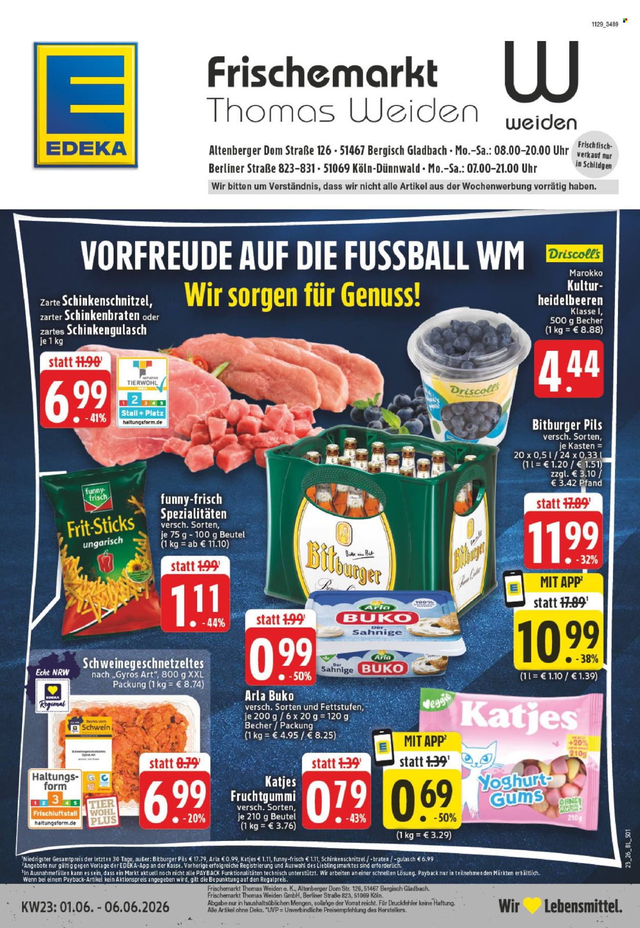 Edeka Prospekte  - 1.06.2026 - 6.06.2026. Seite 1