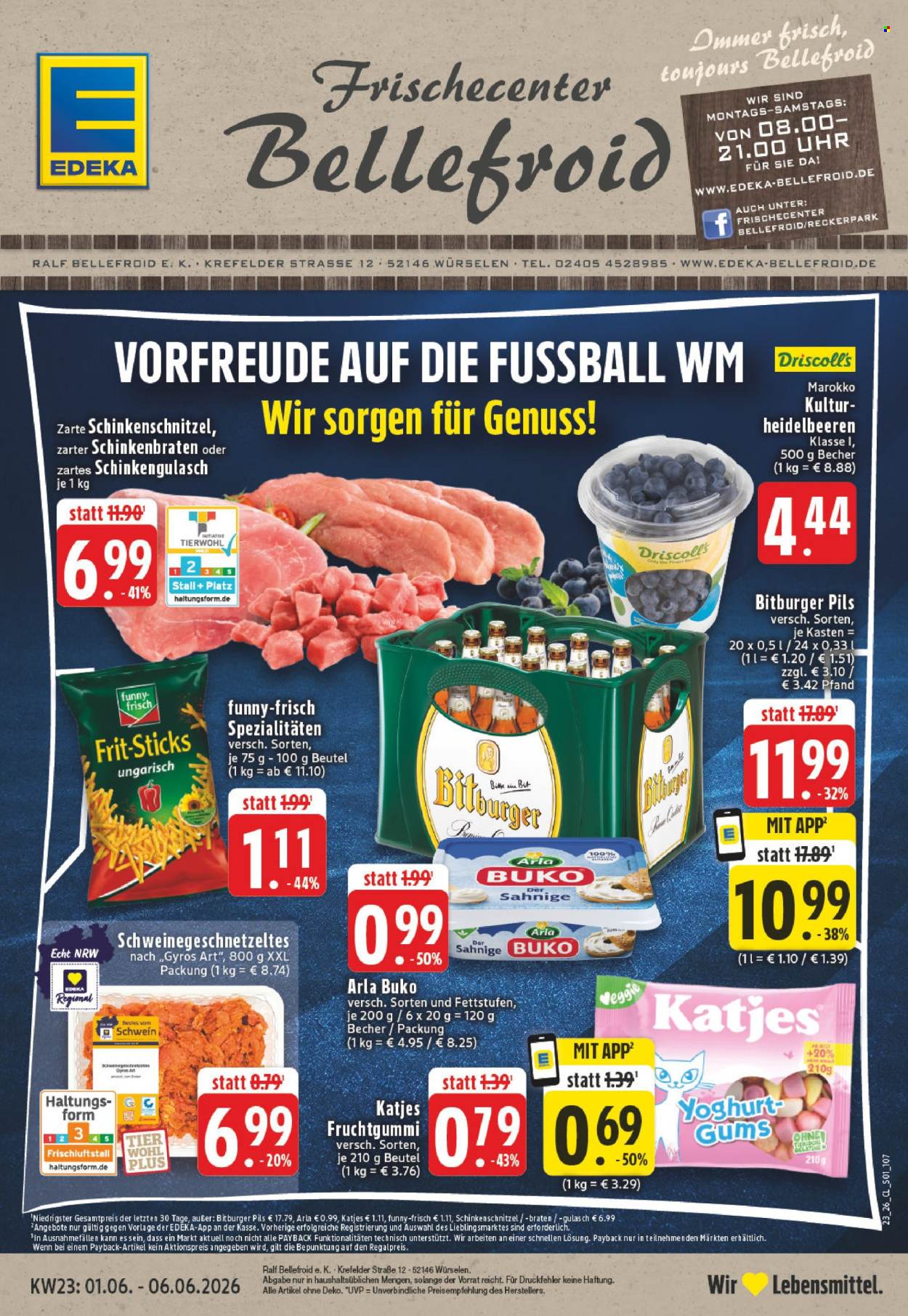 Edeka Prospekte  - 1.06.2026 - 6.06.2026. Seite 1