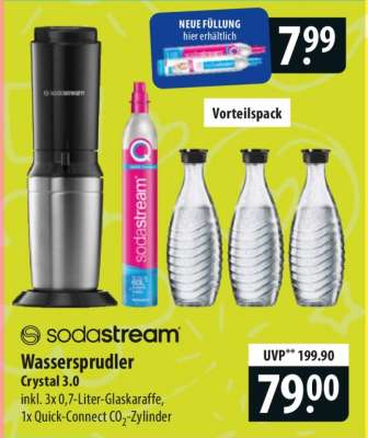 SODASTREAM Wassersprudler »Crystal 3.0«
