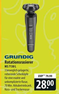 GRUNDIG Rotationsrasierer »MS 7130 L«