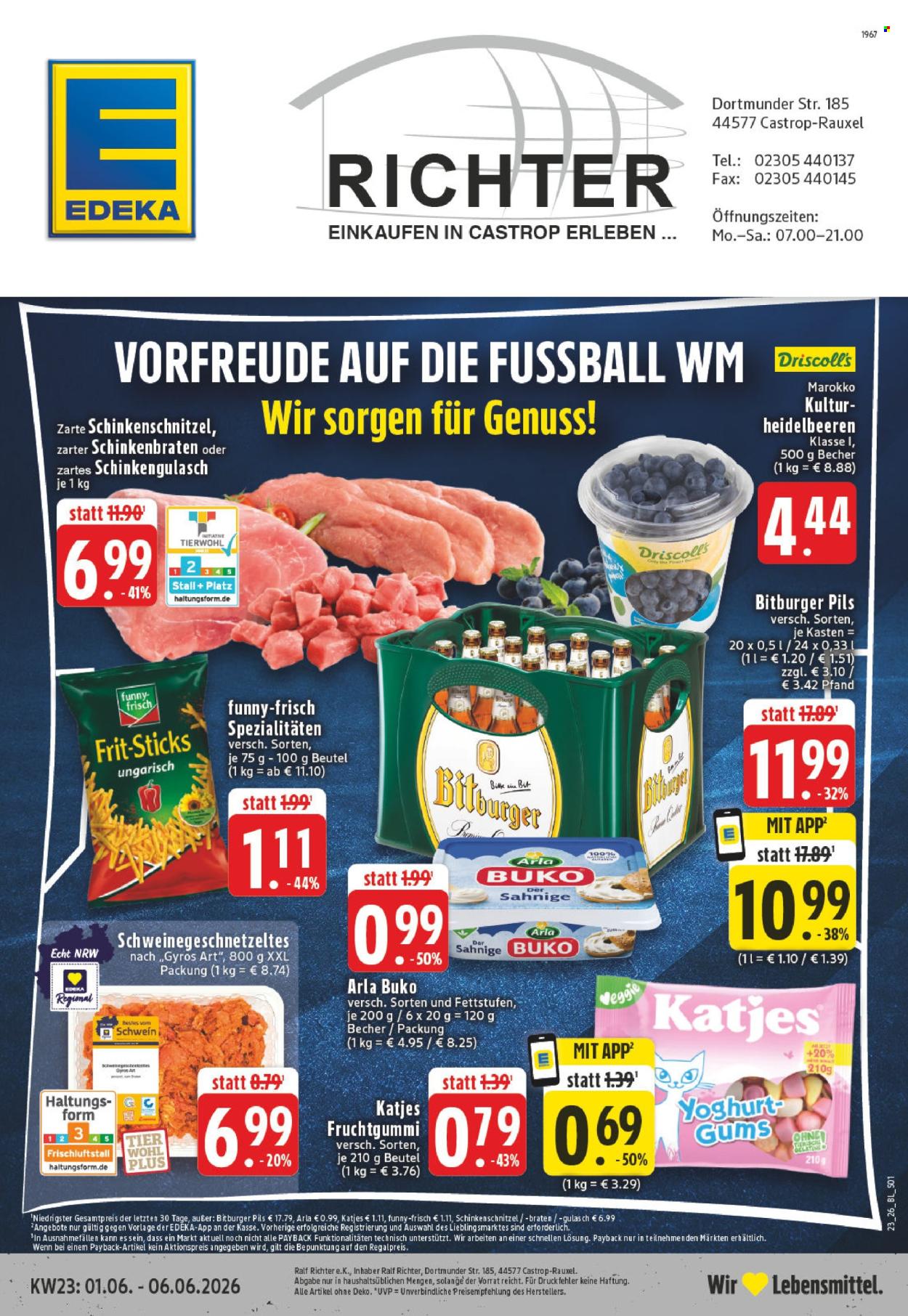 Edeka Prospekte  - 1.06.2026 - 6.06.2026. Seite 1