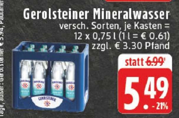 Gerolsteiner Mineralwasser