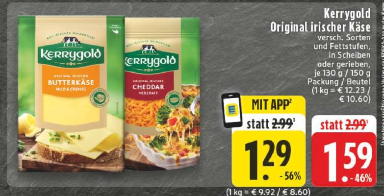 Kerrygold Original irischer Käse