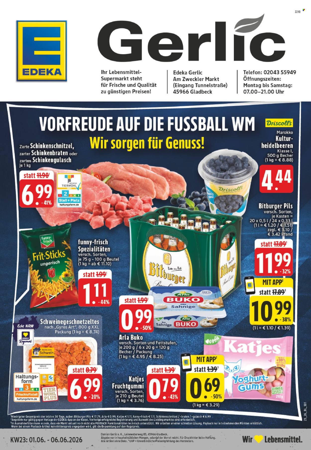 Edeka Prospekte  - 1.06.2026 - 6.06.2026. Seite 1