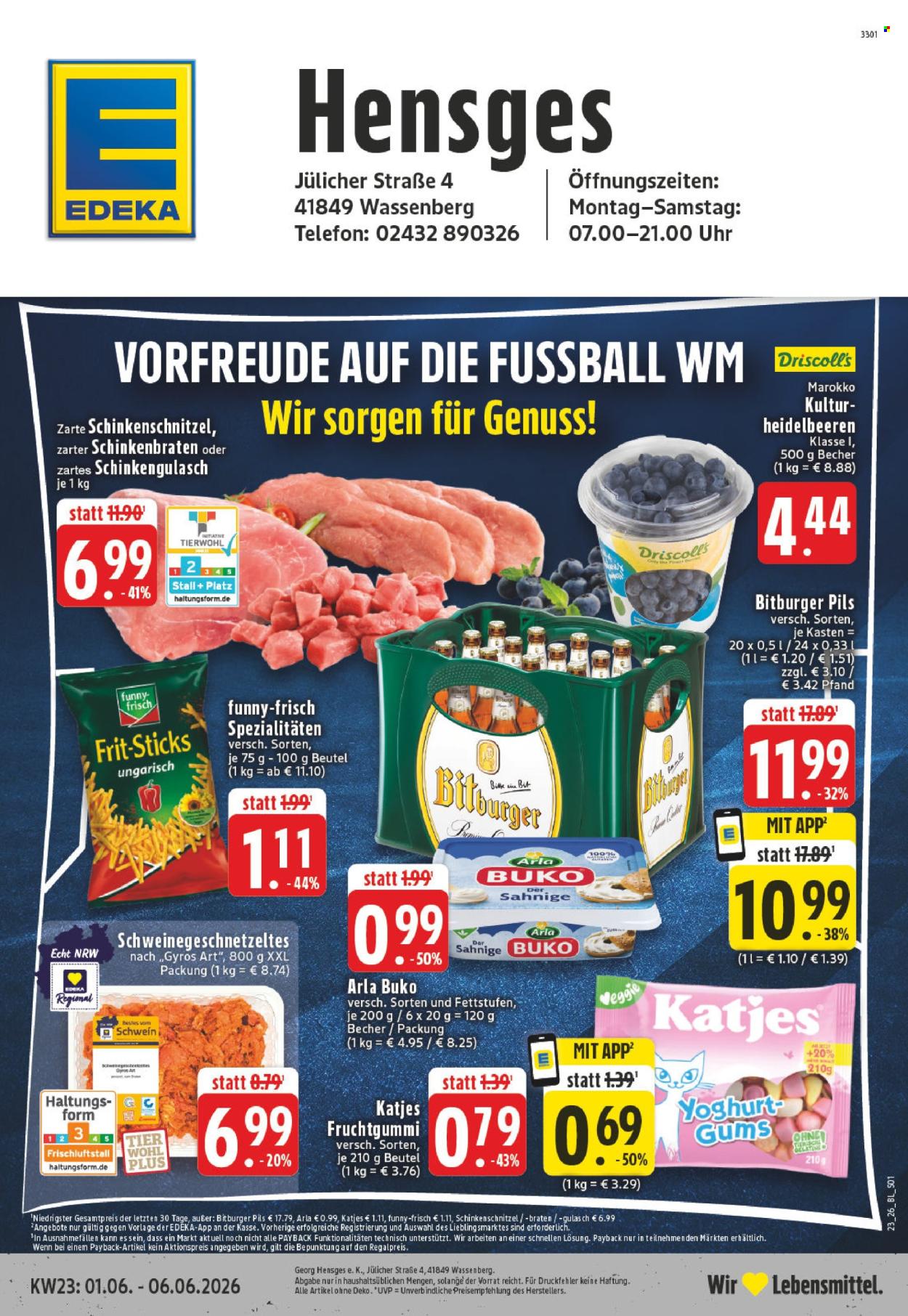 Edeka Prospekte  - 1.06.2026 - 6.06.2026. Seite 1