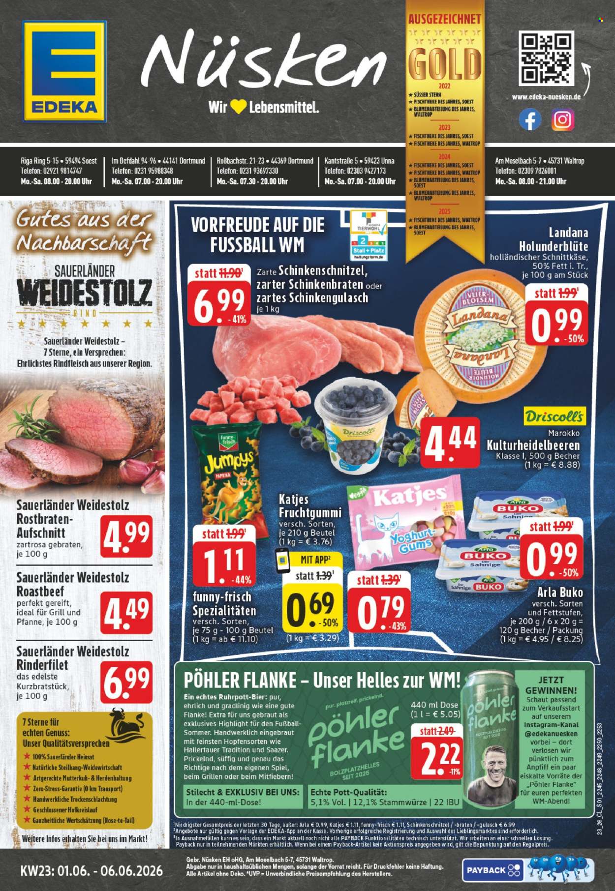 Edeka Prospekte  - 1.06.2026 - 6.06.2026. Seite 1
