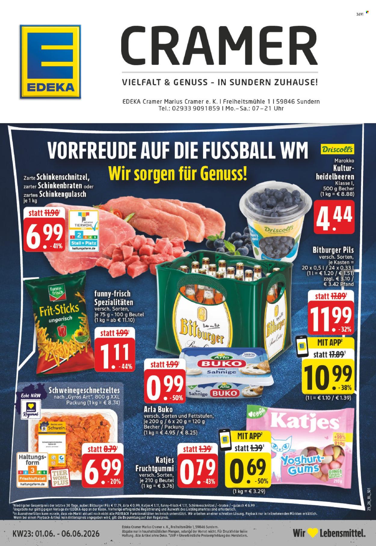 Edeka Prospekte  - 1.06.2026 - 6.06.2026. Seite 1