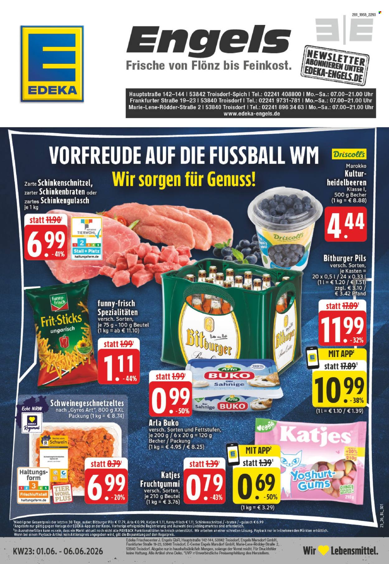 Edeka Prospekte  - 1.06.2026 - 6.06.2026. Seite 1