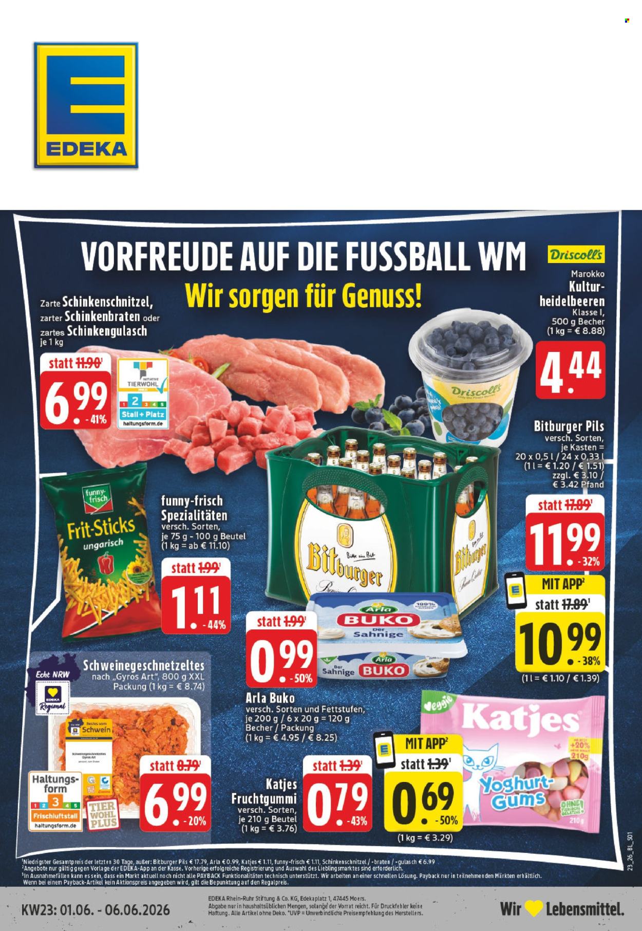 Edeka Prospekte  - 1.06.2026 - 6.06.2026. Seite 1