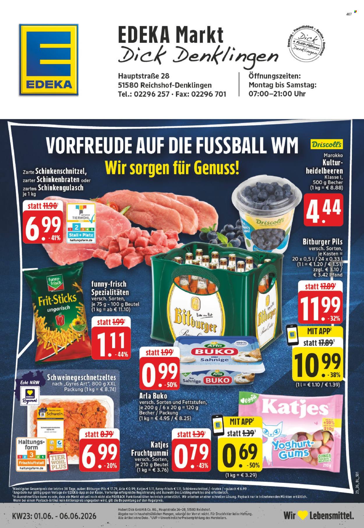 Edeka Prospekte  - 1.06.2026 - 6.06.2026. Seite 1