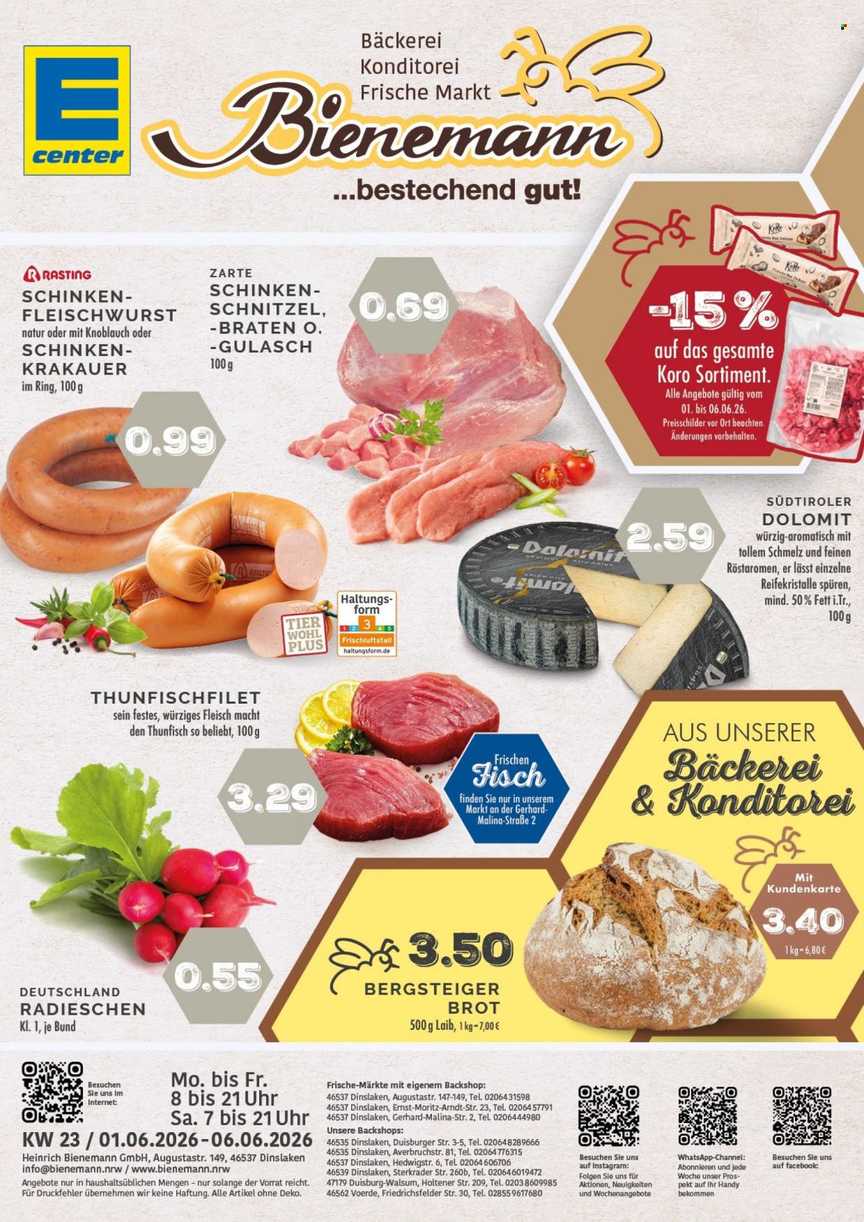 Edeka Prospekte  - 1.06.2026 - 6.06.2026. Seite 1