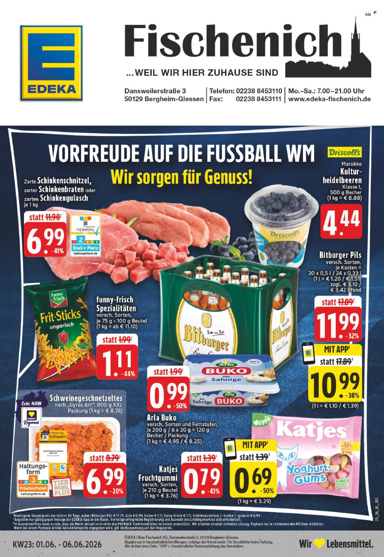 Edeka Prospekte  - 1.06.2026 - 6.06.2026. Seite 1