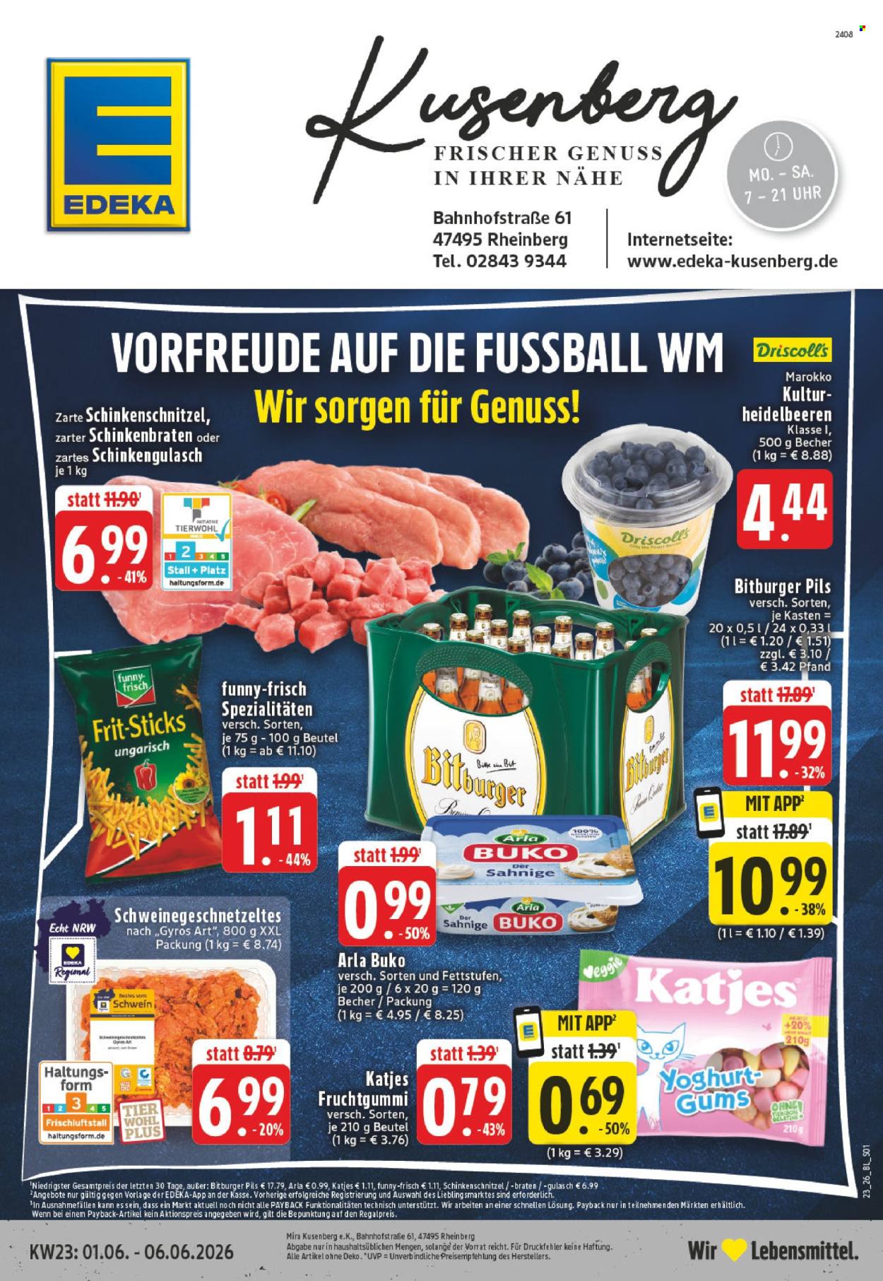 Edeka Prospekte  - 1.06.2026 - 6.06.2026. Seite 1