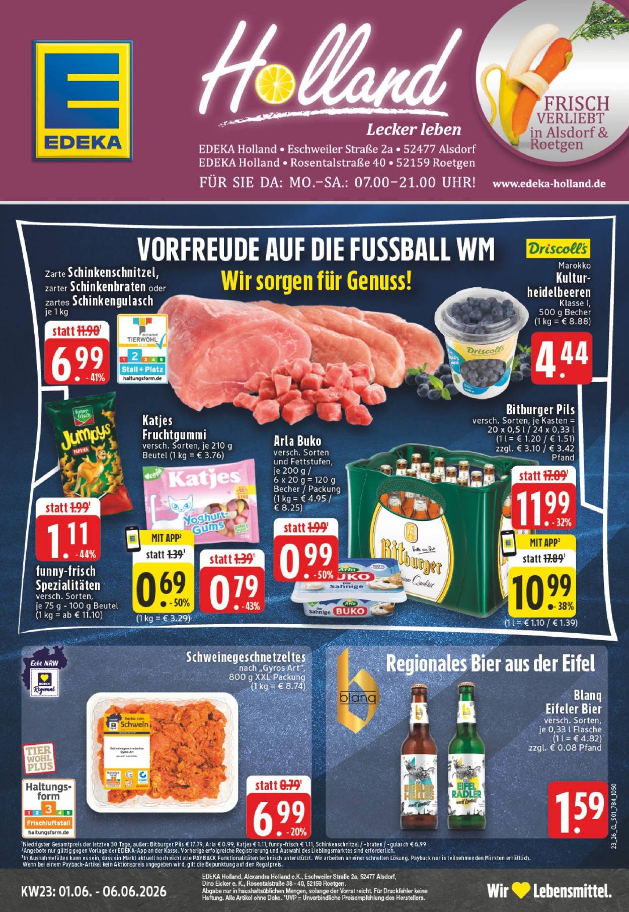 Edeka Prospekte  - 1.06.2026 - 6.06.2026. Seite 1
