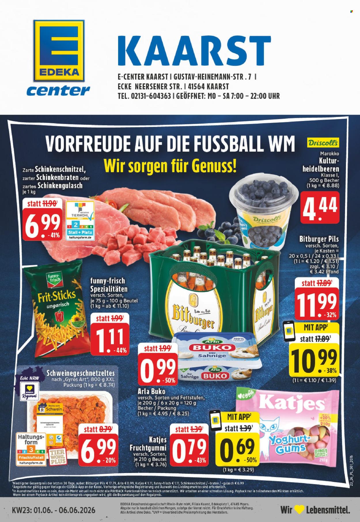 E center Prospekte  - 1.06.2026 - 6.06.2026. Seite 1
