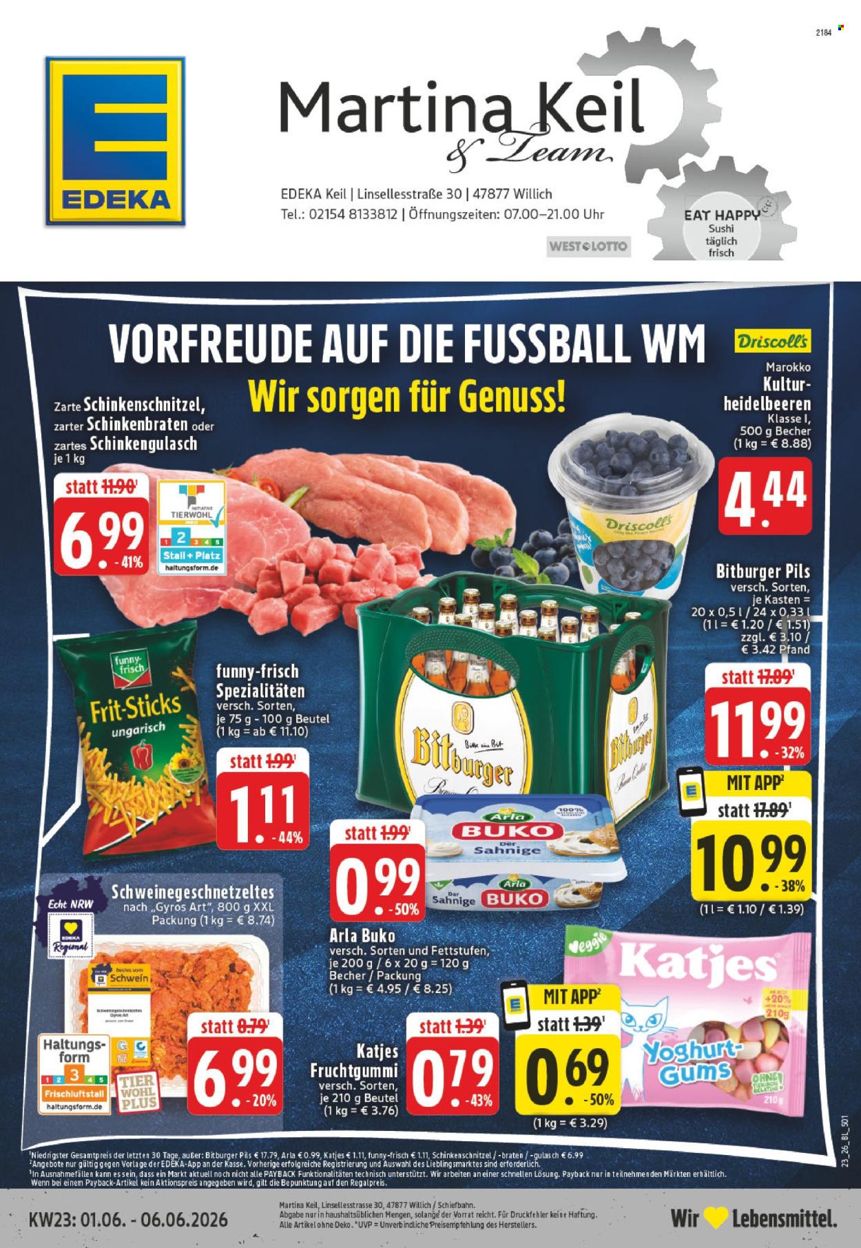 Edeka Prospekte  - 1.06.2026 - 6.06.2026. Seite 1
