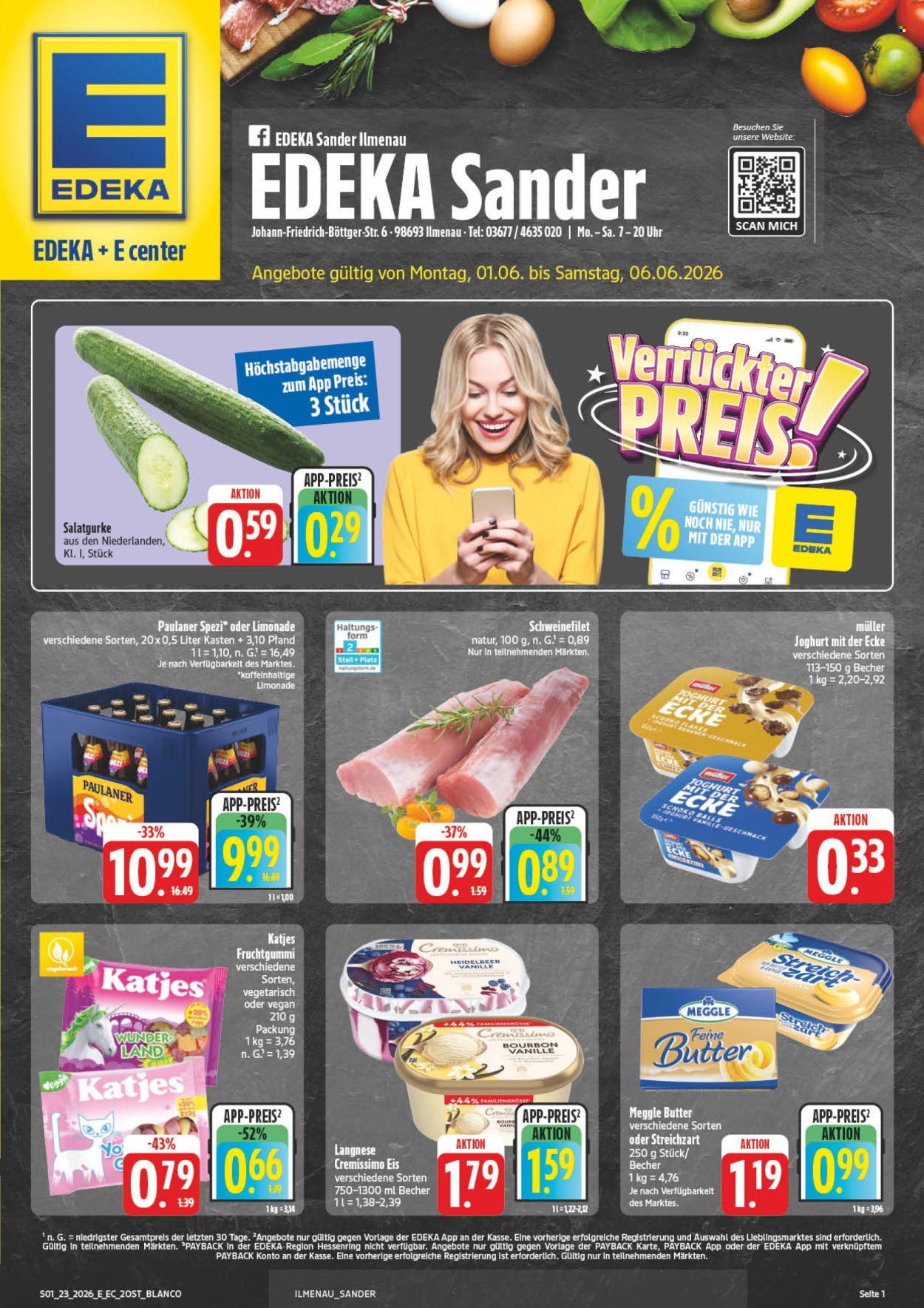 Edeka Prospekte  - 1.06.2026 - 6.06.2026. Seite 1