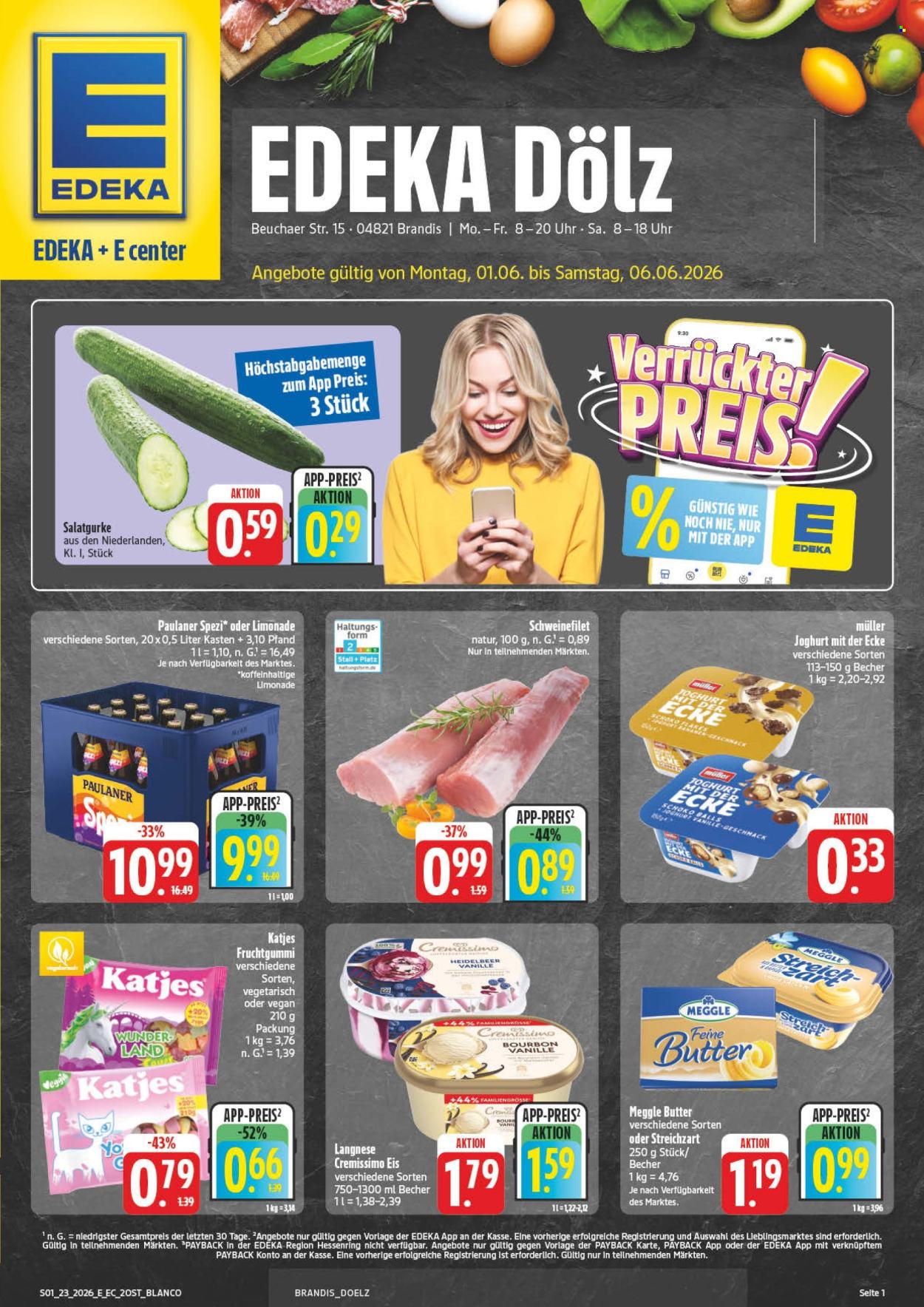Edeka Prospekte  - 1.06.2026 - 6.06.2026. Seite 1