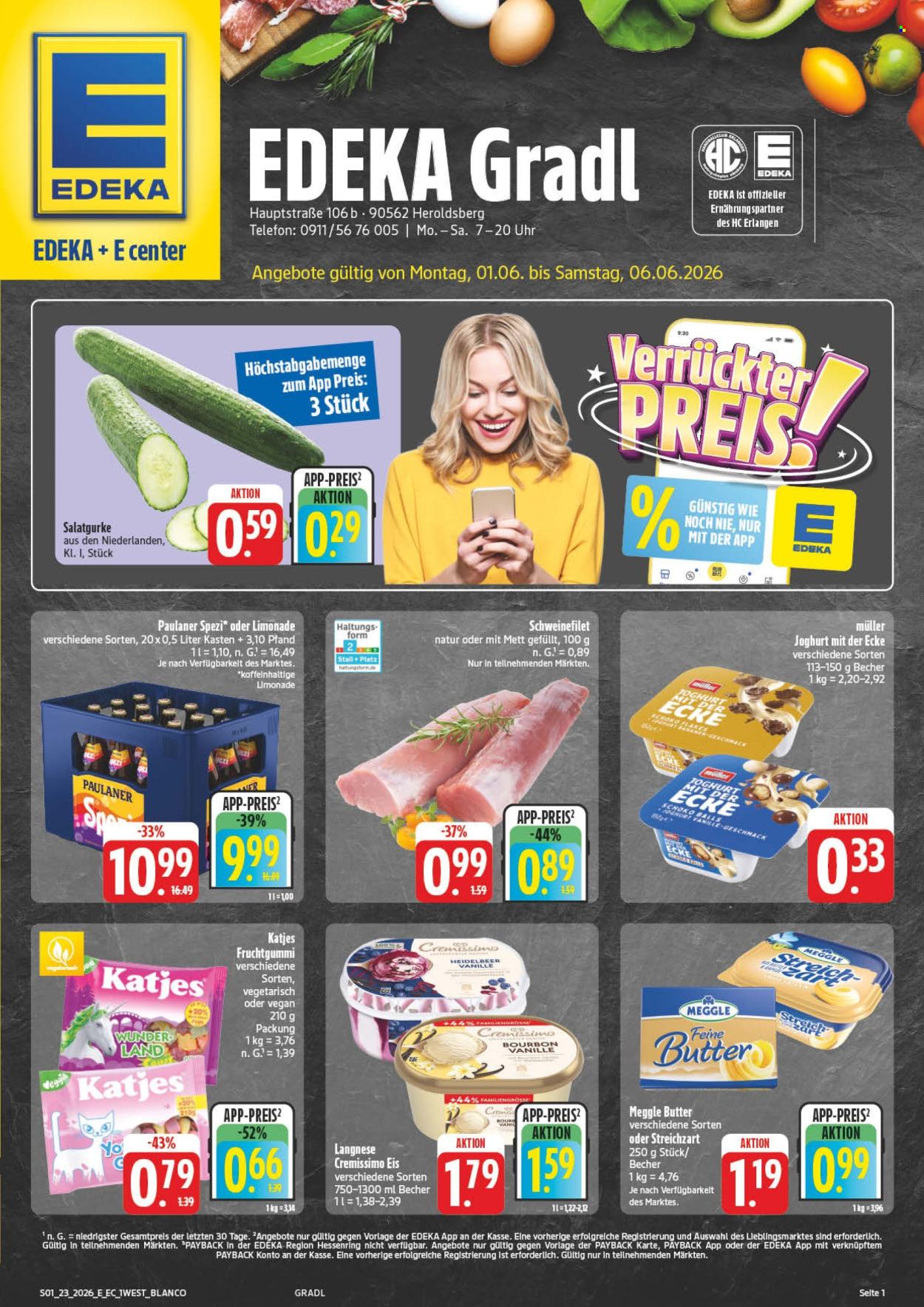 Edeka Prospekte  - 1.06.2026 - 6.06.2026. Seite 1