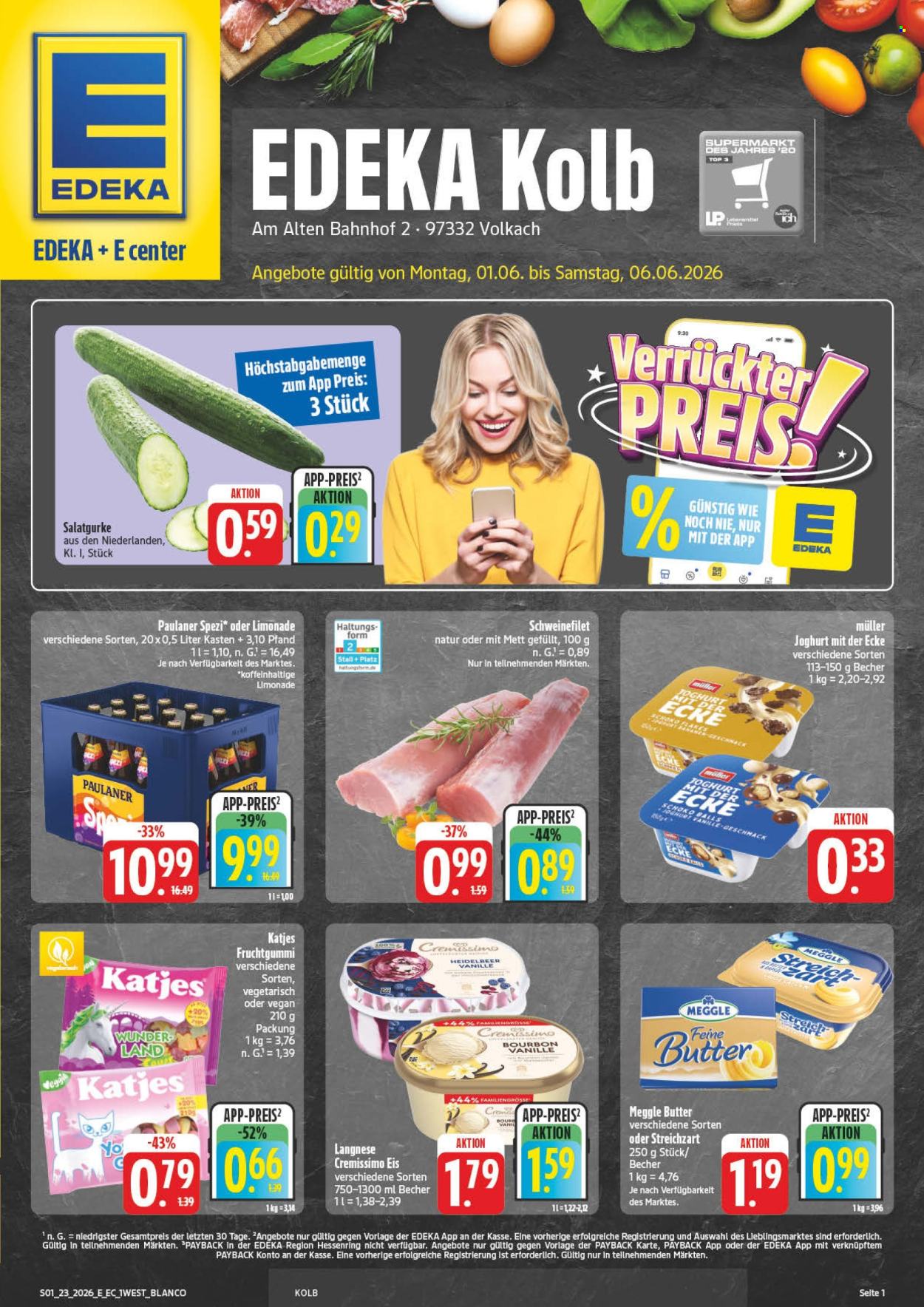 Edeka Prospekte  - 1.06.2026 - 6.06.2026. Seite 1