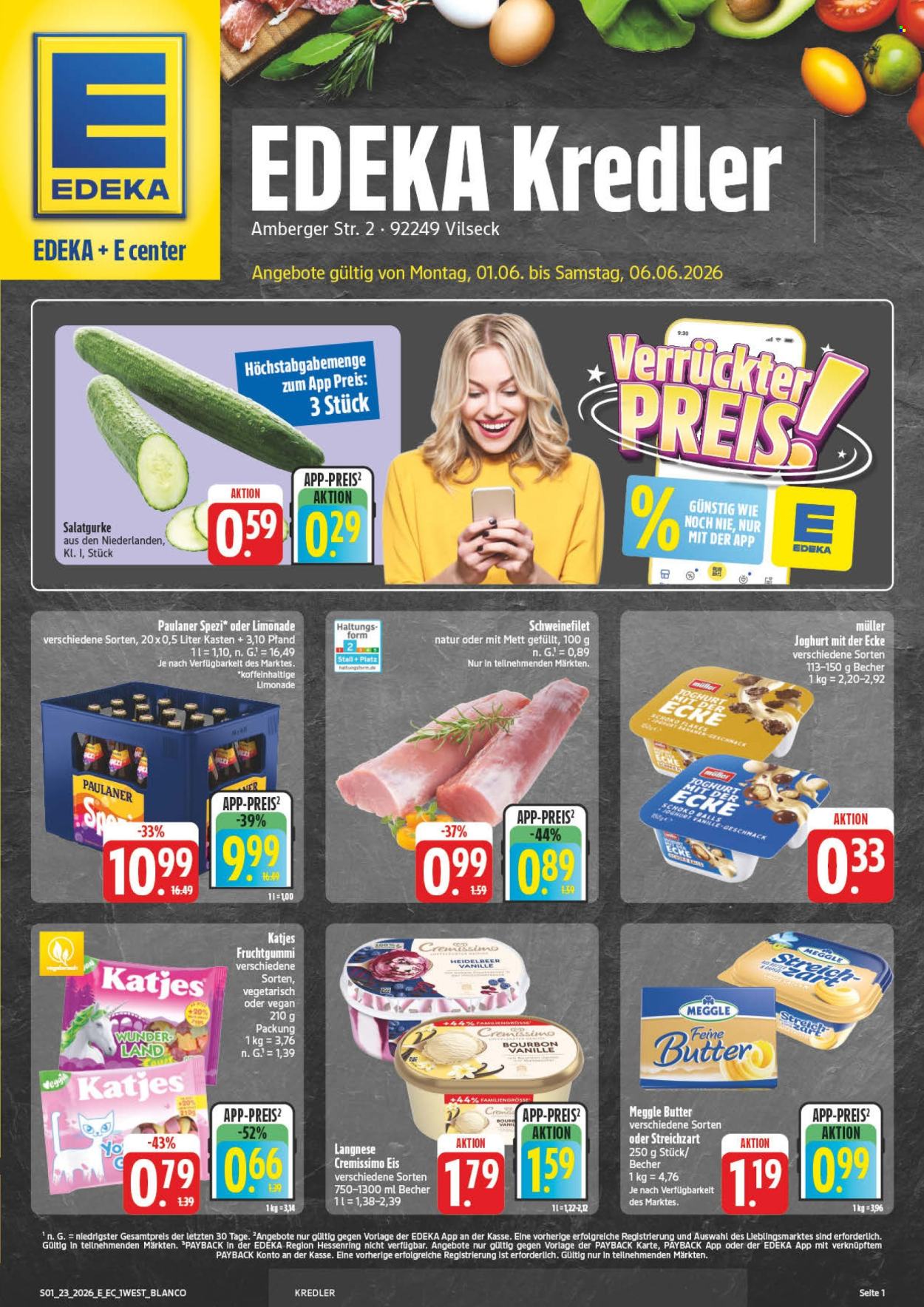 Edeka Prospekte  - 1.06.2026 - 6.06.2026. Seite 1