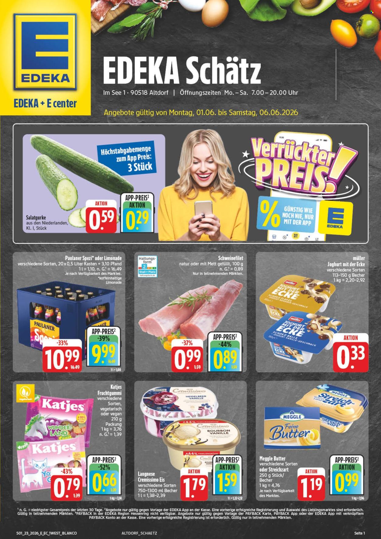 Edeka Prospekte  - 1.06.2026 - 6.06.2026. Seite 1