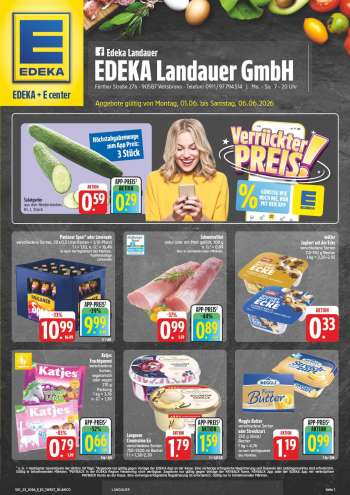 Prospekte Edeka - 1.06.2026 - 6.06.2026.