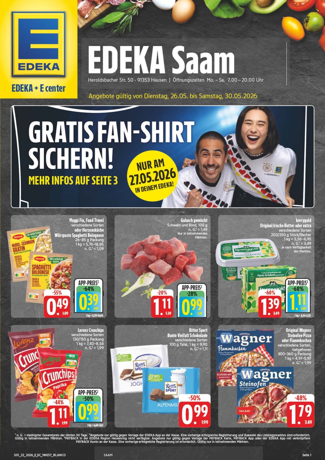 Edeka Prospekte  - 1.06.2026 - 6.06.2026. Seite 1
