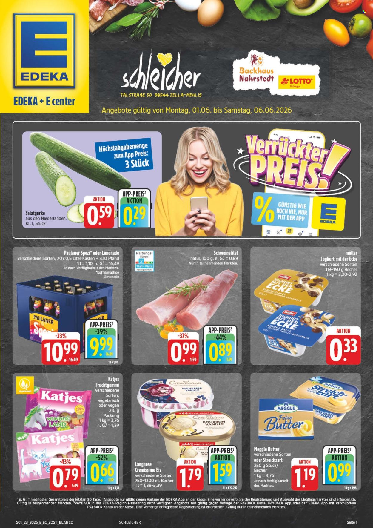 Edeka Prospekte  - 1.06.2026 - 6.06.2026. Seite 1