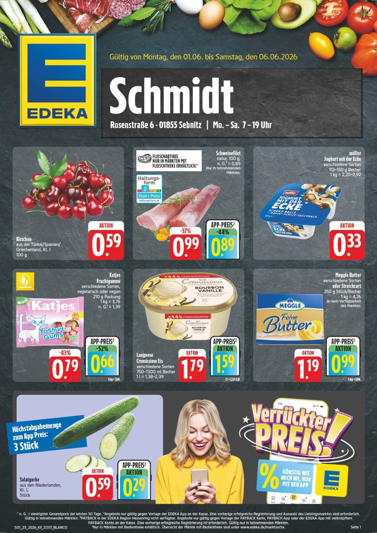 Edeka Prospekte  - 1.06.2026 - 6.06.2026. Seite 1