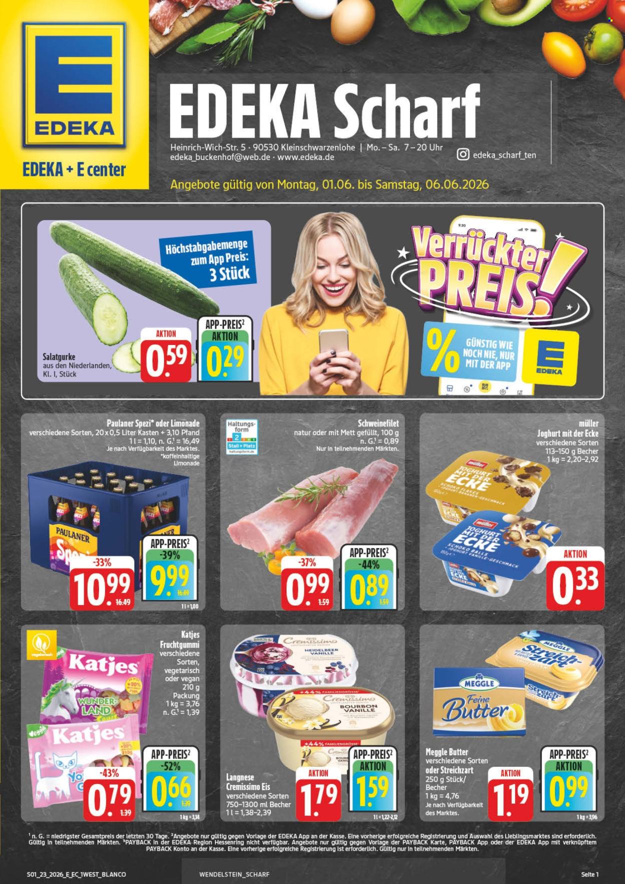 Edeka Prospekte  - 1.06.2026 - 6.06.2026. Seite 1