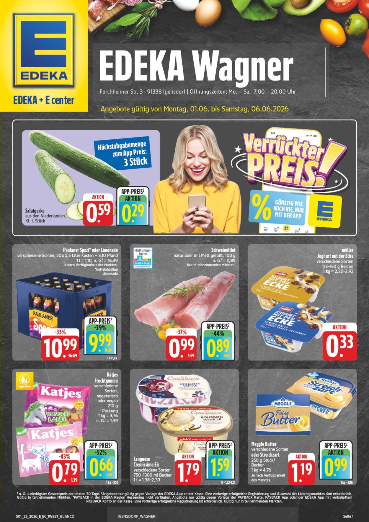 Edeka Prospekte  - 1.06.2026 - 6.06.2026. Seite 1