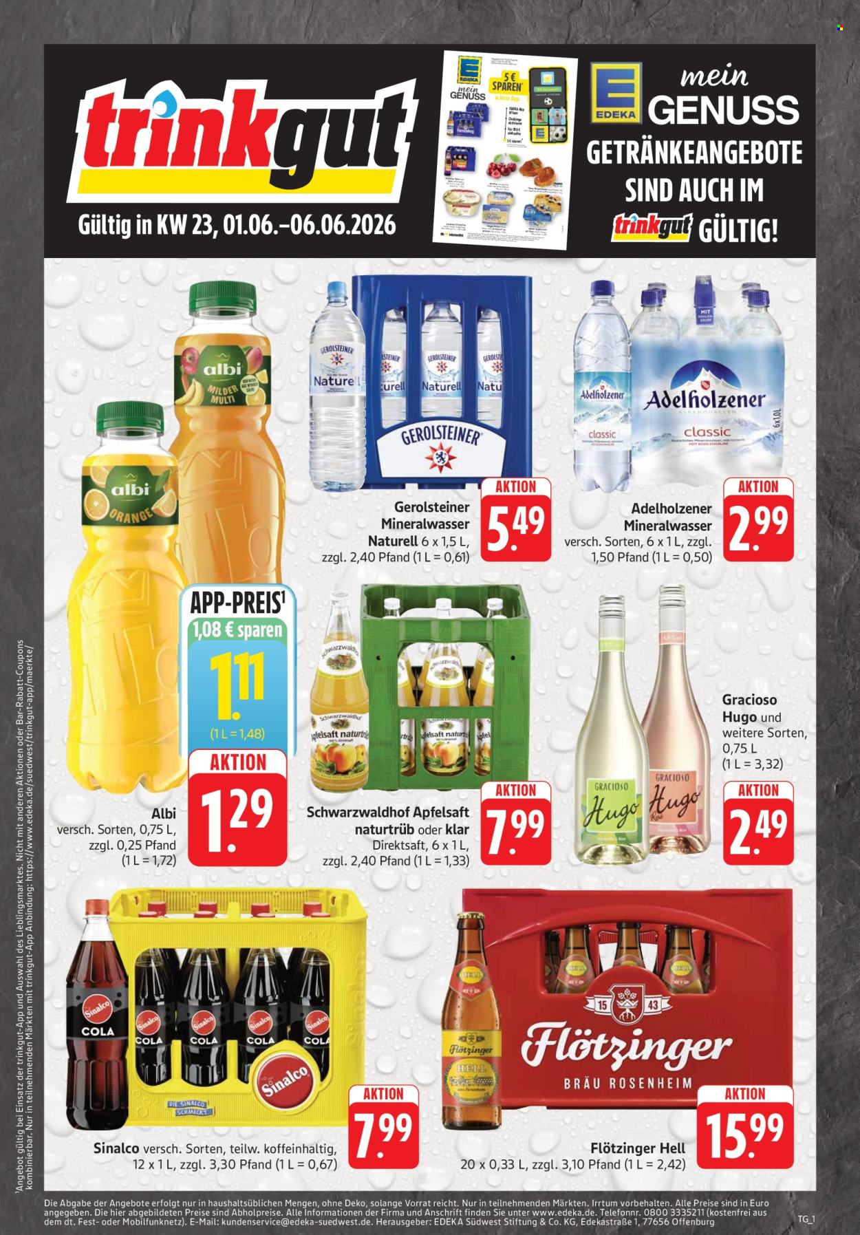 Edeka Prospekte  - 1.06.2026 - 6.06.2026. Seite 1