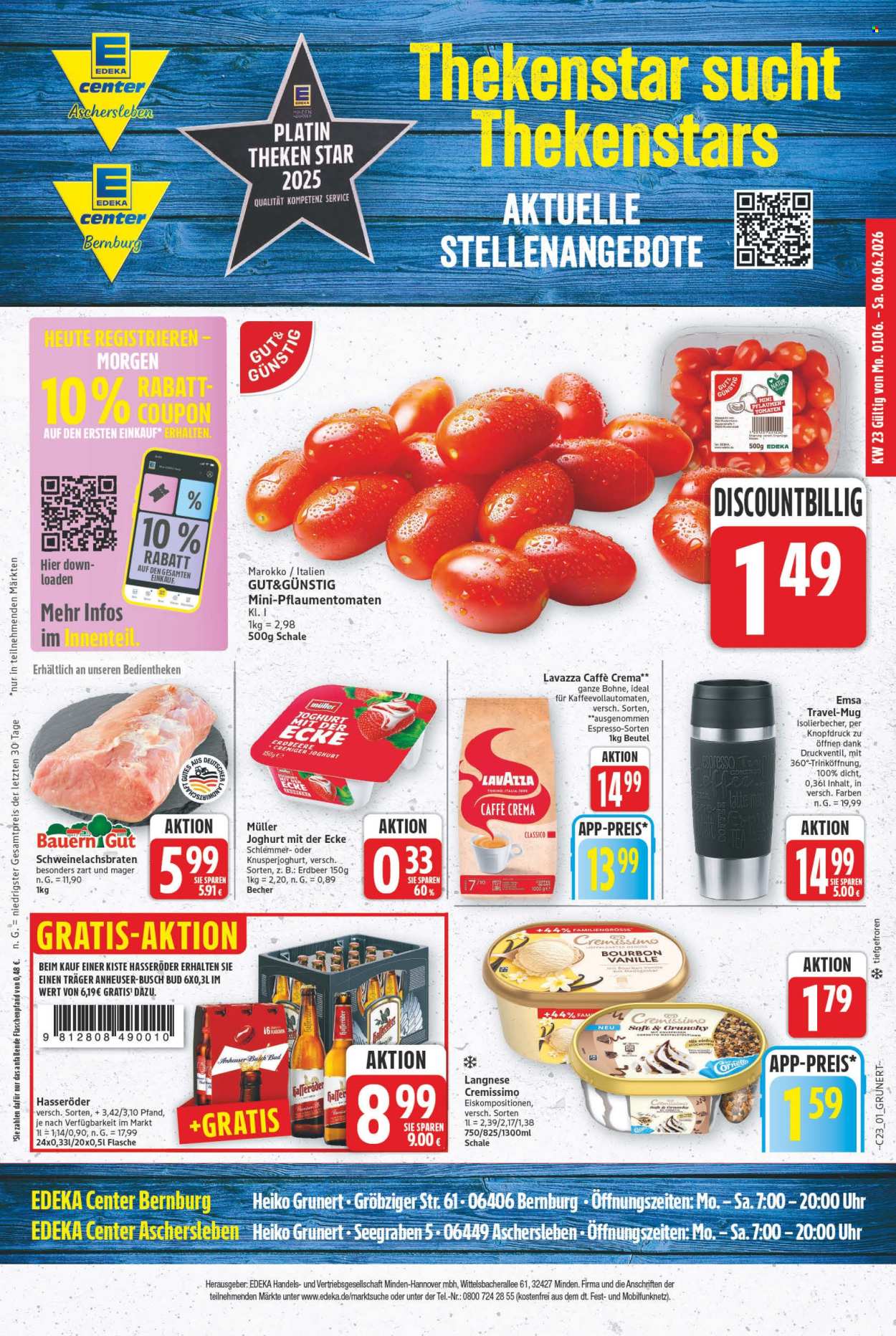 E center Prospekte  - 1.06.2026 - 6.06.2026. Seite 1