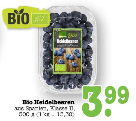 Bio Heidelbeeren