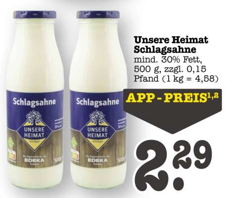 Unsere Heimat Schlagsahne