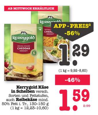 Kerrygold Käse in Scheiben