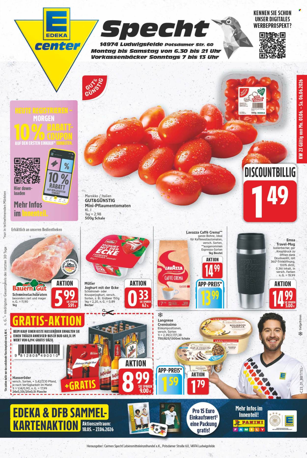 E center Prospekte  - 1.06.2026 - 6.06.2026. Seite 1
